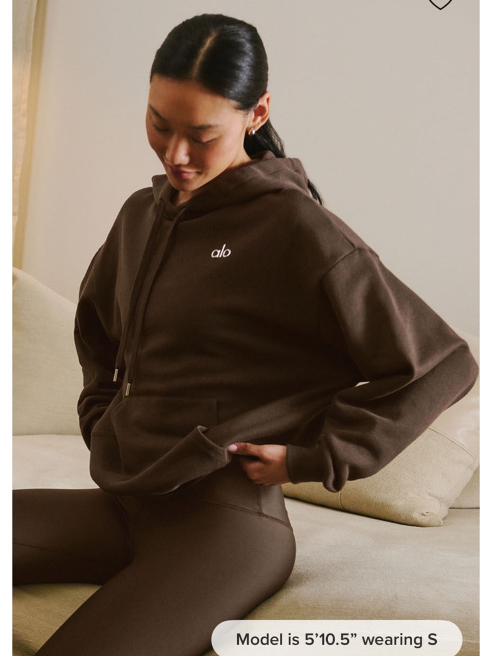 ALO Yoga Accolade Hoodie - Espresso